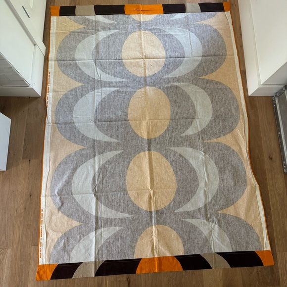 Full marimekko panel of Kaivo in orange and brown - Picture 2 of 2